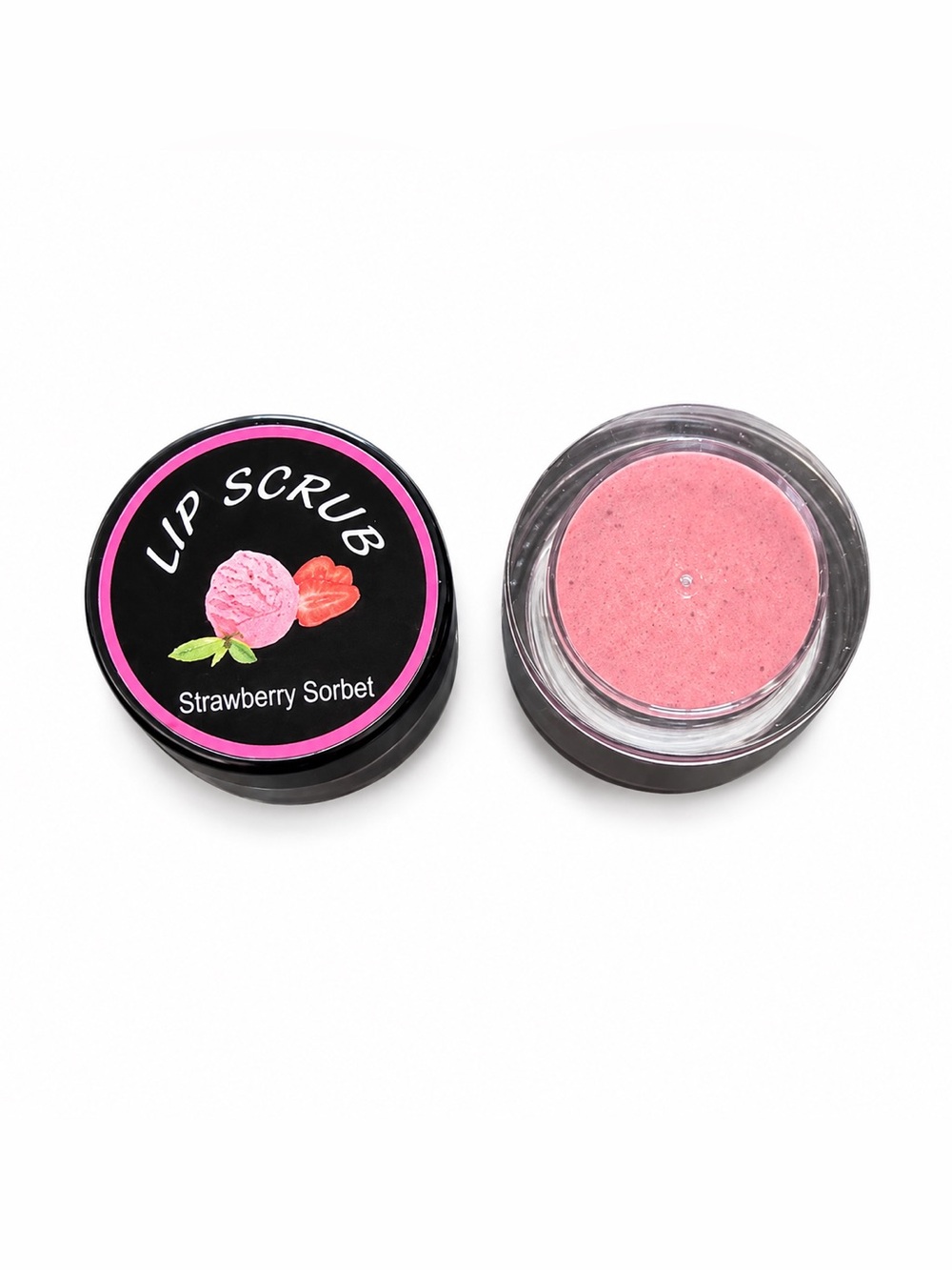 S.he Makeup Strawberry Sorbet Renew My Lips Gentle Exfoliator Multiple Use Scrub
